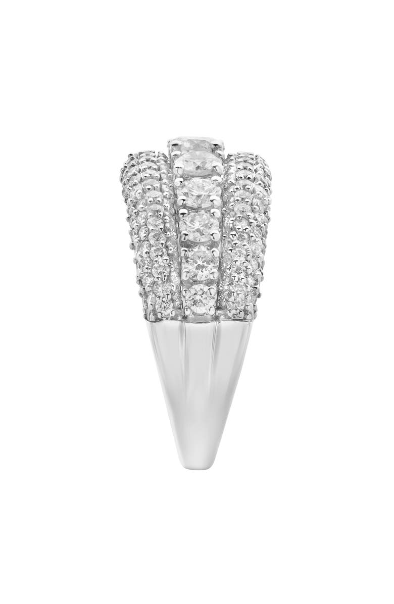 LuvMyJewelry Terra 14K Gold Round Diamond Studded Wedding Band - 2.15cts, Alternate, color, 14K White Gold