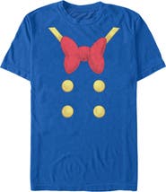 Mickey & Friends Men's Mickey & Friends Donald Costume  Graphic T-Shirt