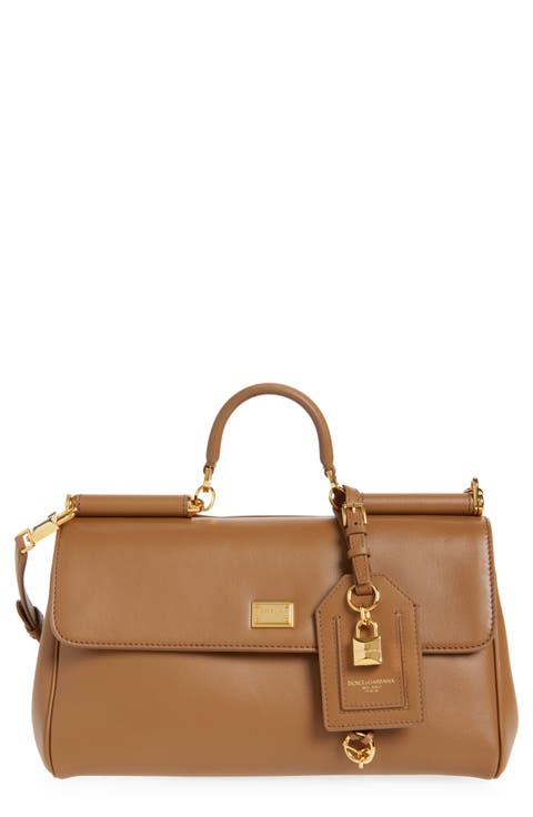 My Sicily East/West Plongé Leather Top Handle Bag