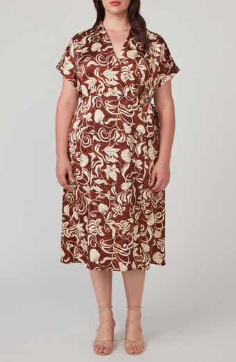 Solana Floral Print Midi Dress