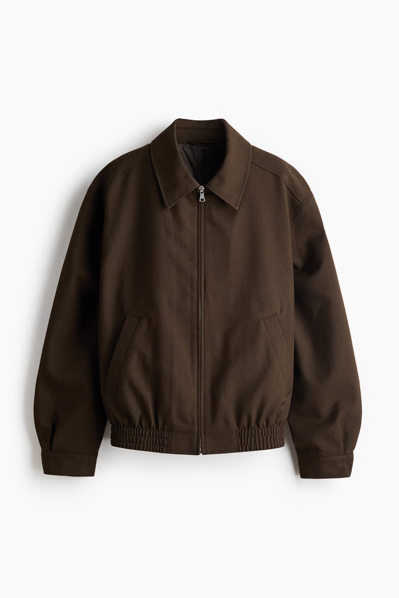 Blouson Jacket, Alternate, color, Dark khaki green
