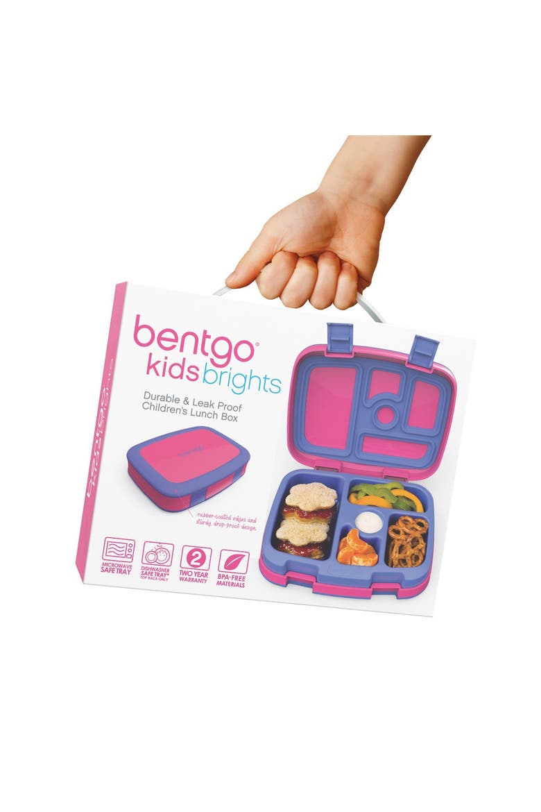 Kids Leakproof Lunch Box - Fuchsia, Alternate, color, FUCHSIA