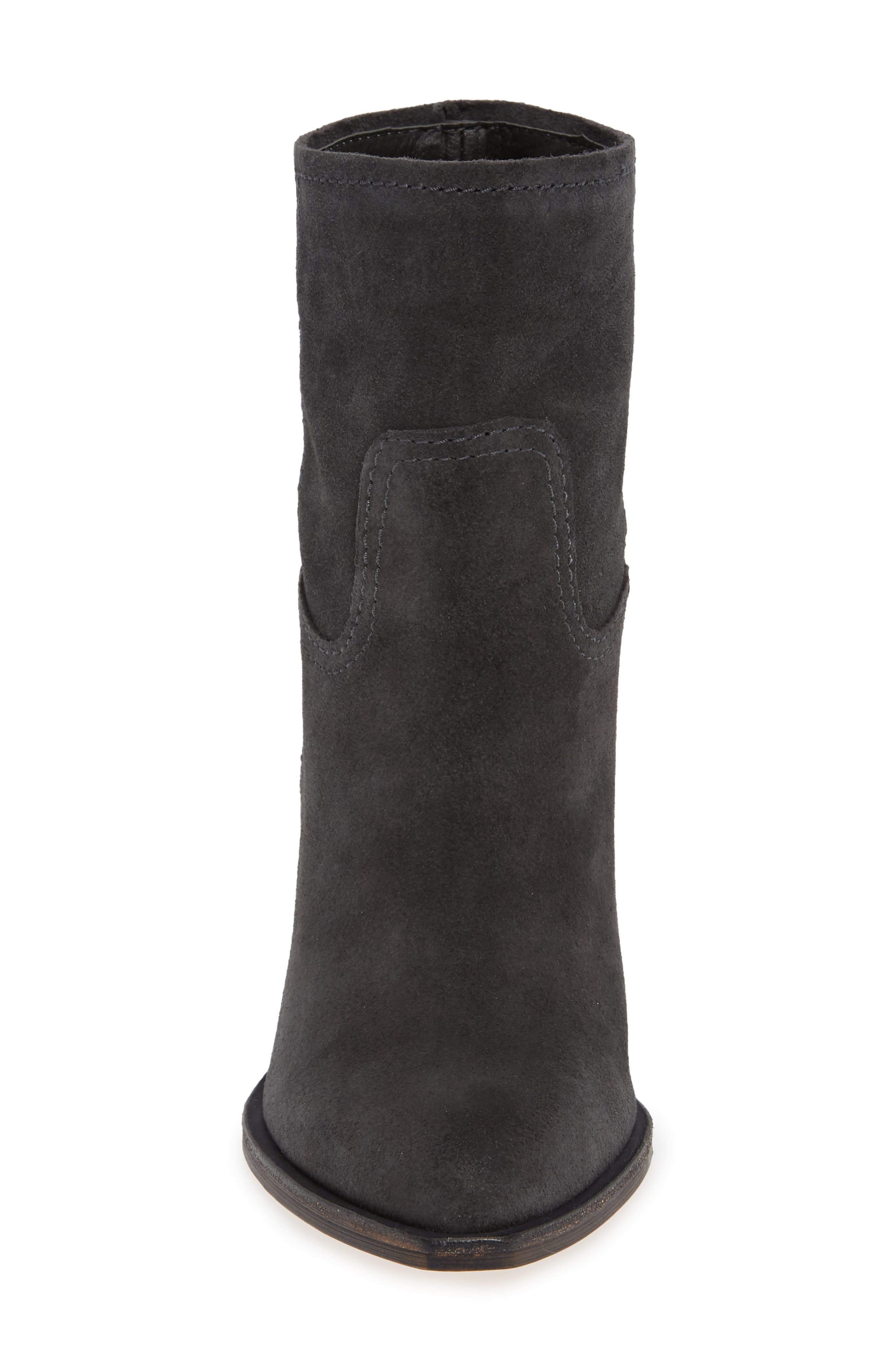 Dolce Vita Kelani Slouchy Western Bootie, Alternate, color, Anthracite