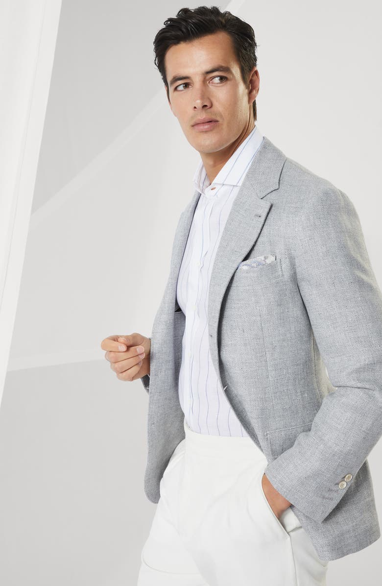 Brunello Cucinelli Chalk stripe shirt, Alternate, color, 