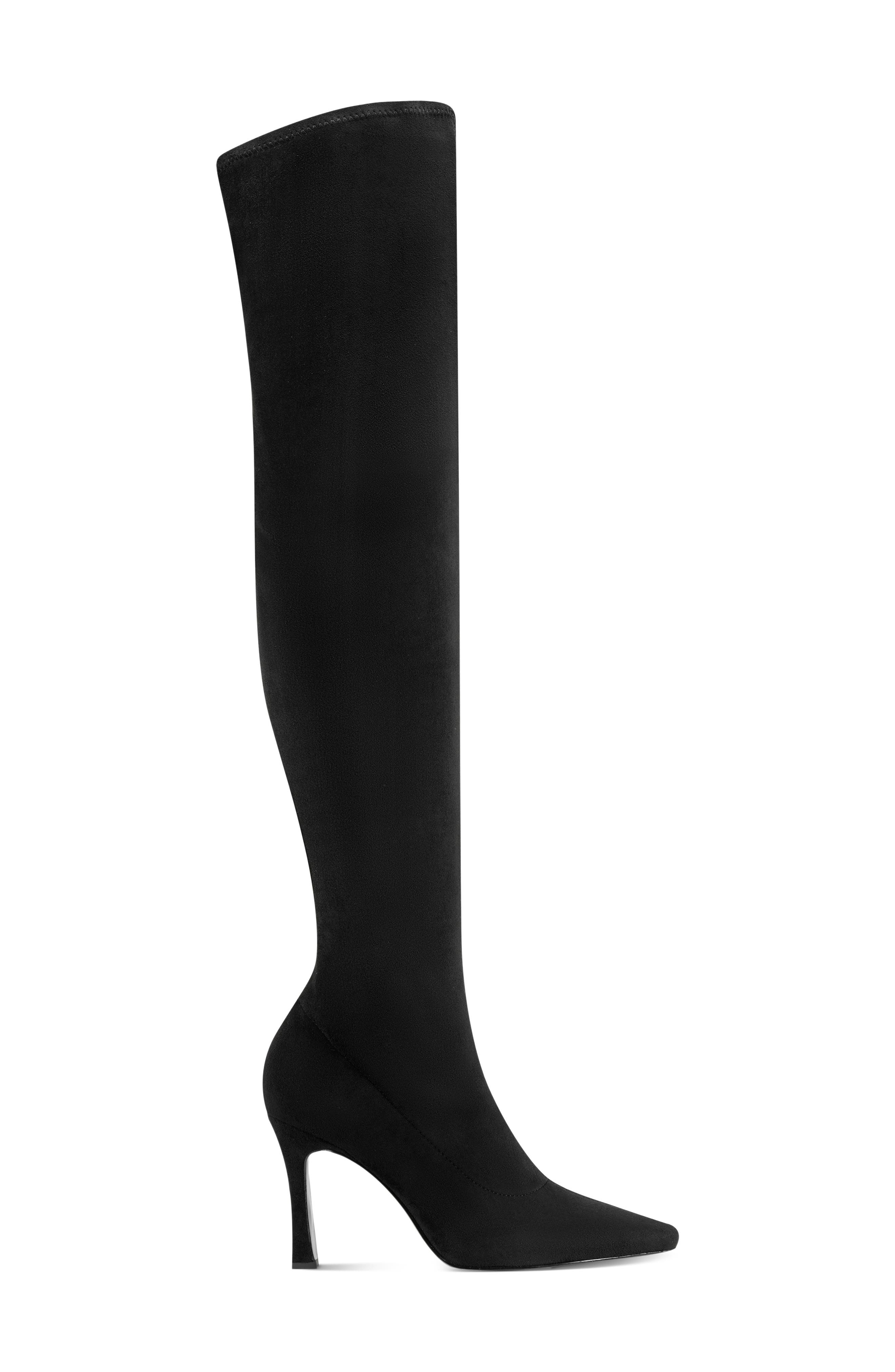 Shayla Over the Knee Boot, Alternate, color, BLACK