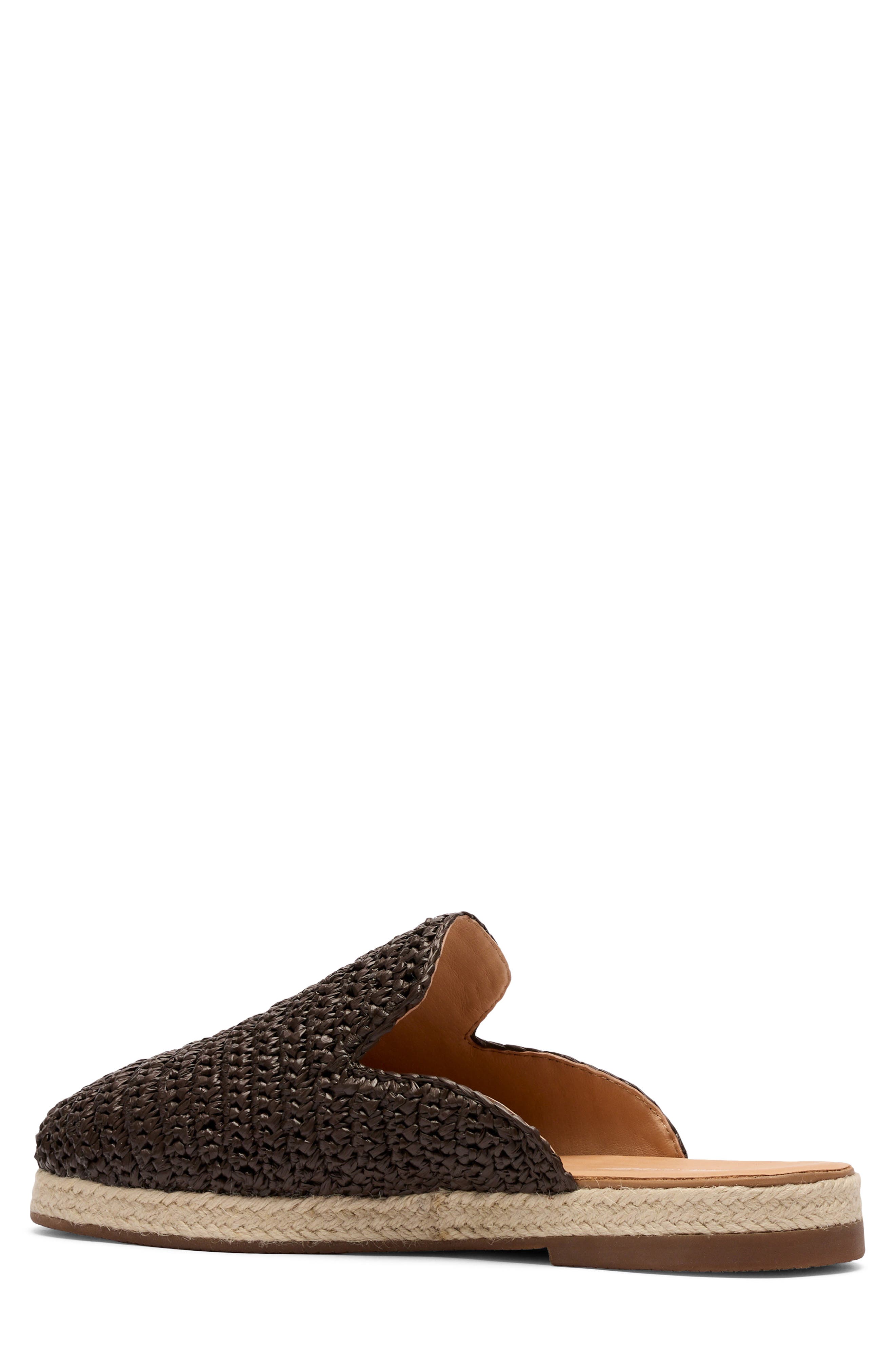 MARC NOLAN Bahia Woven Raffia Mule, Alternate, color, Brown Raffia