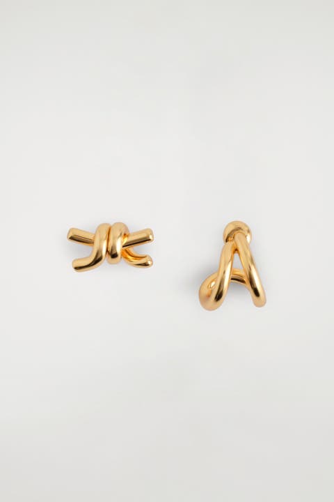 Mismatched Knotted Earrings