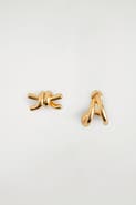 COS Mismatched Knotted Earrings