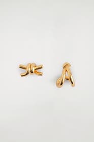 COS Mismatched Knotted Earrings