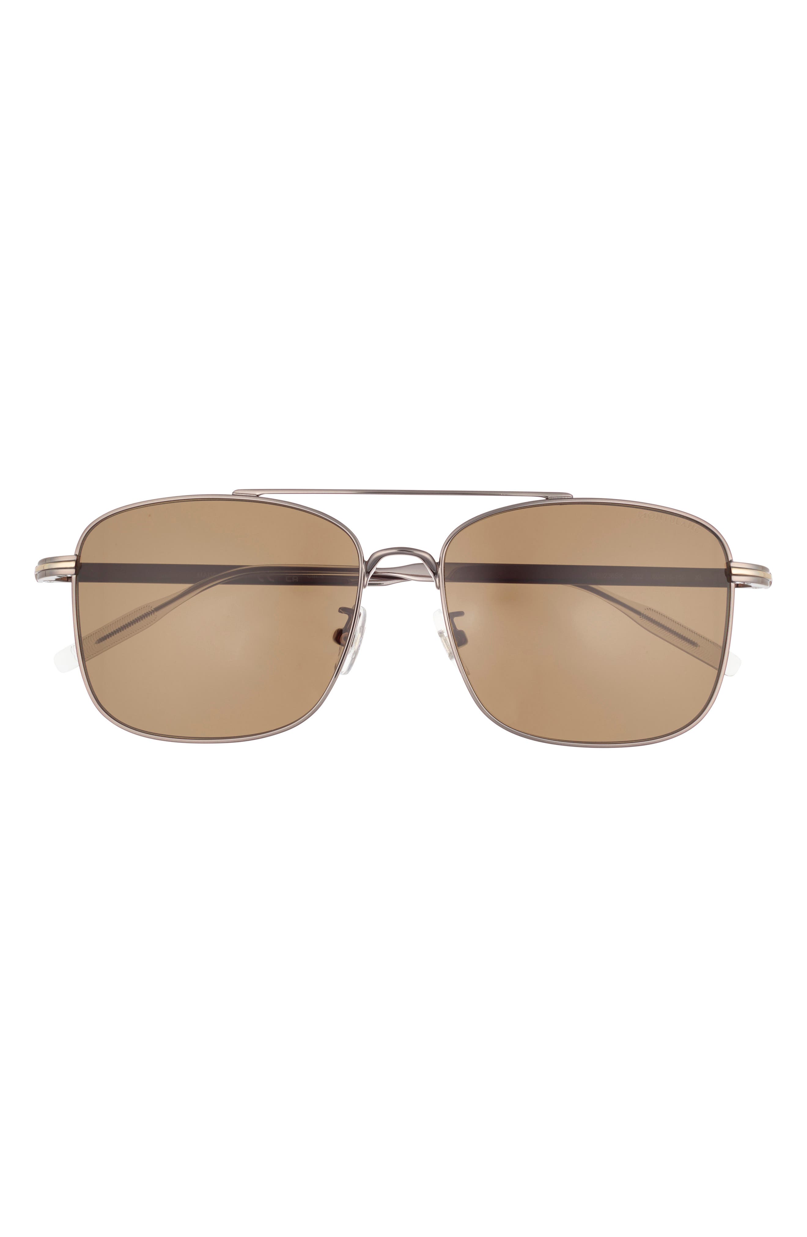 Montblanc 60mm Aviator Sunglasses