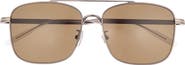 Montblanc 60mm Aviator Sunglasses