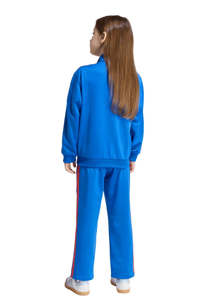 adidas Originals Kids' Firebird Recycled Polyester Track Jacket & Pants Set, Alternate, color, Blue/ Semi Lucid Red