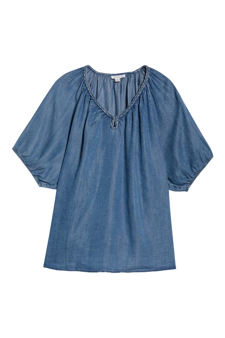 Xyla Denim Top, Alternate, color, MEDIUM WASH