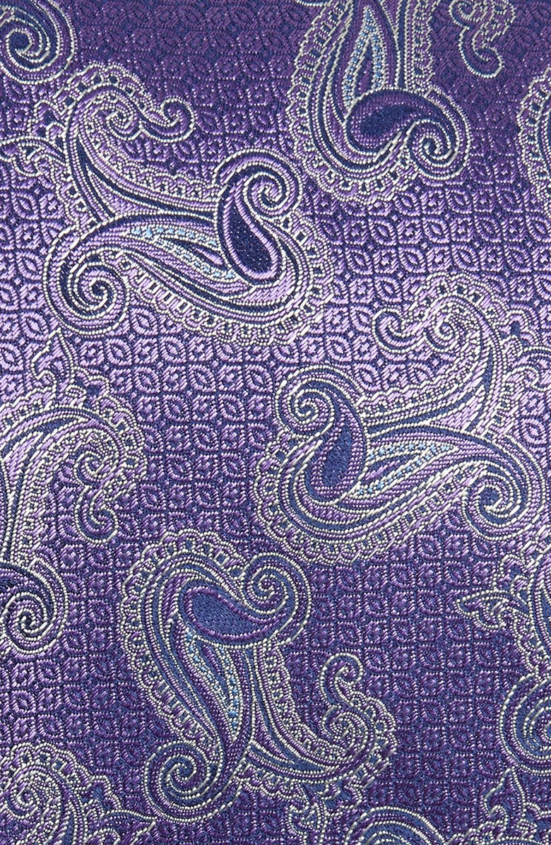 Canali Paisley Silk Tie, Alternate, color, 