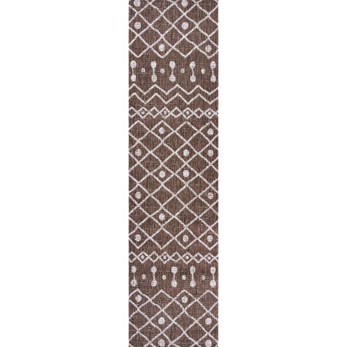 Jonathan Y Nokat  Bohemian Indoor/outdoor Area Rug In Brown/beige