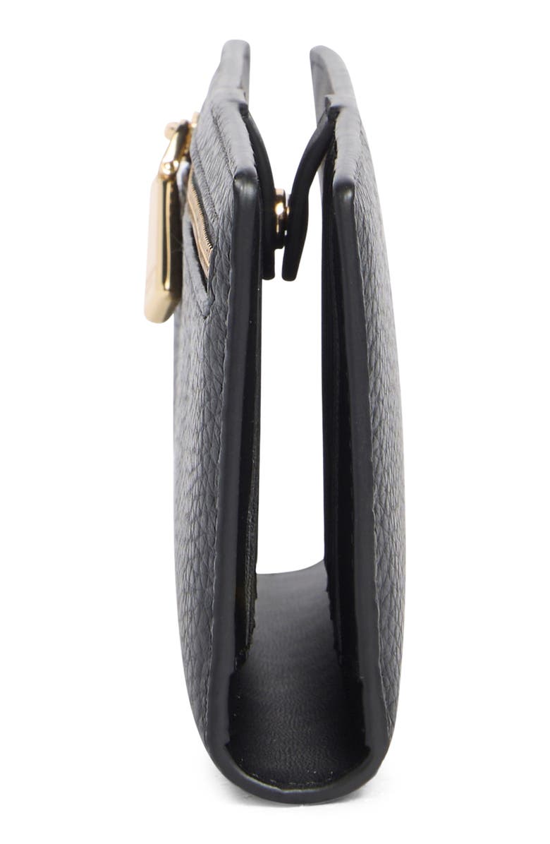 Kate Spade New York taylor pebbled leather slim wallet, Alternate, color, Black