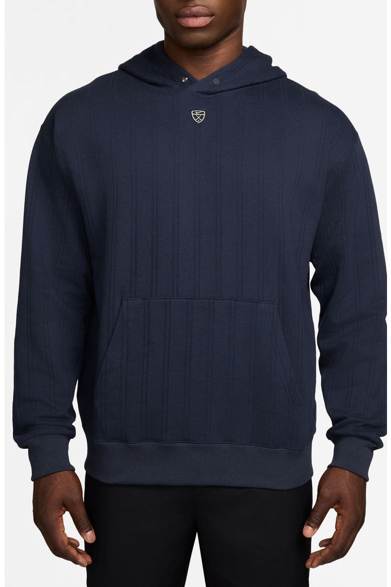 Therma-FIT Oversize Hoodie, Main, color, COLLEGE NAVY/ BLACK
