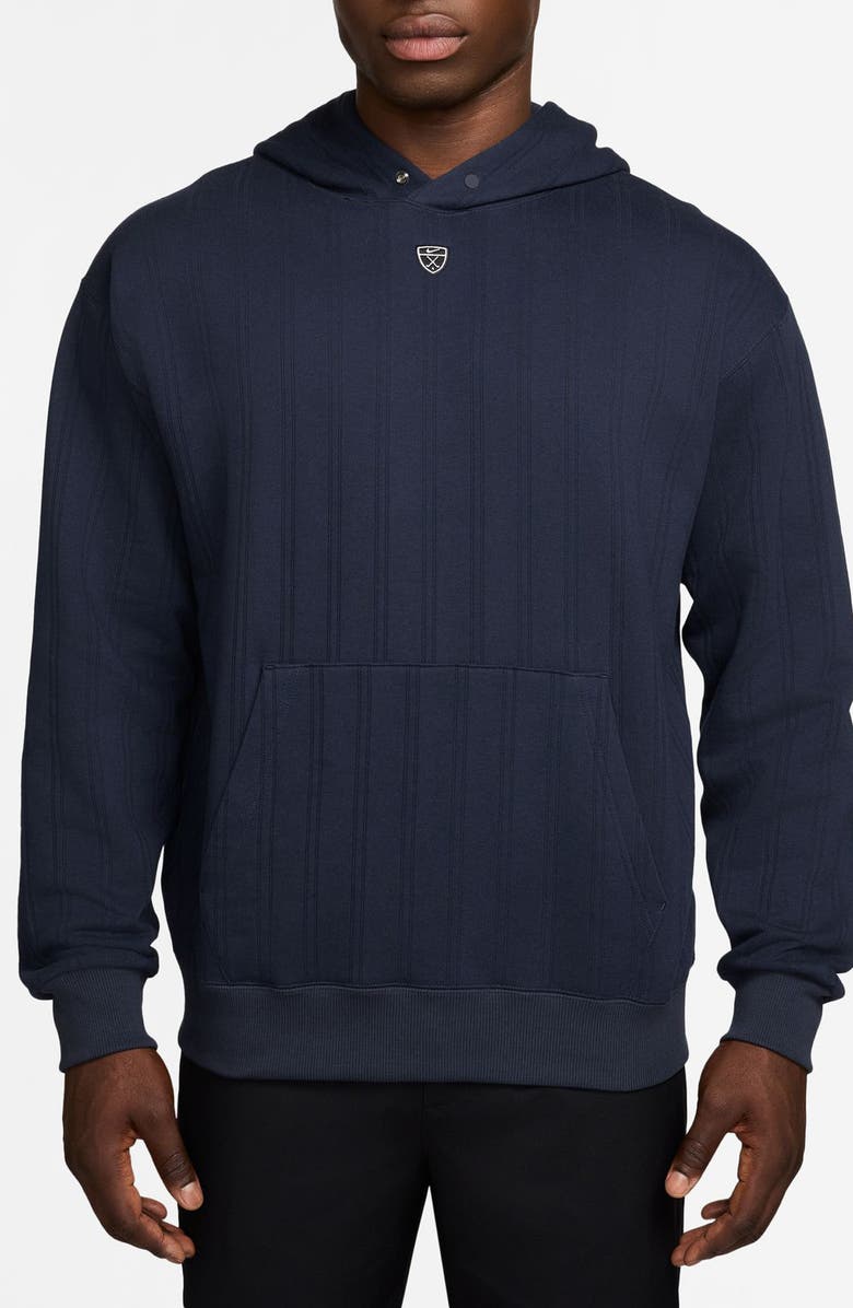 Nike Therma-FIT Oversize Hoodie, Main, color, College Navy/ Black