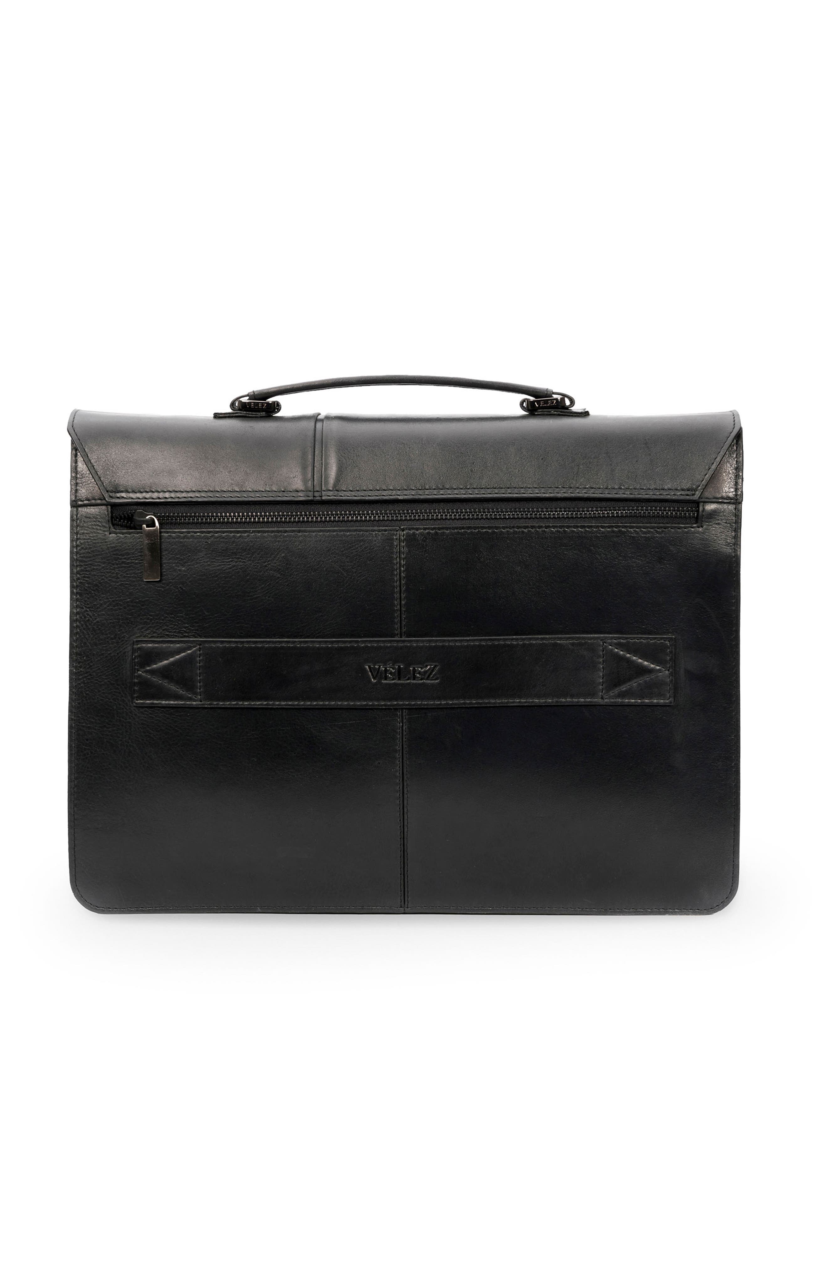 Velez Aperto Leather Laptop Bag for Men, Alternate, color, Black