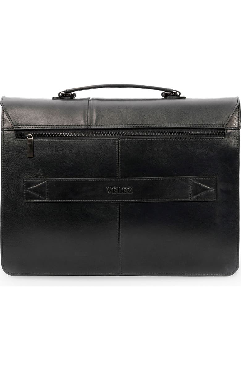 Velez Aperto Leather Laptop Bag for Men, Alternate, color, Black