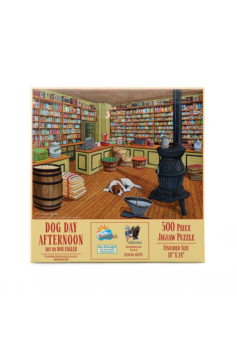 Dog Day Afternoon 500 piece Jigsaw Puzzle for Adults, Alternate, color, Multicolor