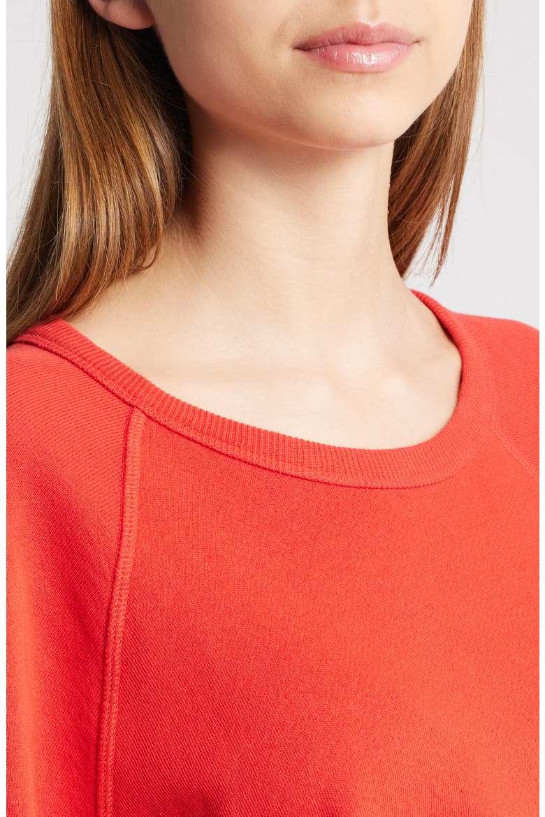 College French Terry Sweatshirt, Alternate, color, CAMPFIRE