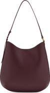 MANGO Large Oval Faux Leather Shoulder Bag