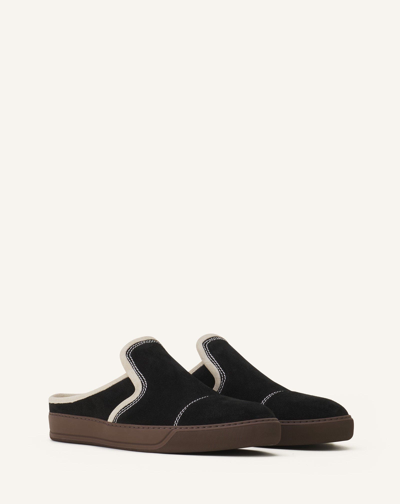 Lanvin DBB1 SUEDE MULE SNEAKERS, Alternate, color, 