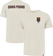 '47 Men's '47 Cream Cleveland Browns Dawg Pound XL Backer Franklin T-Shirt