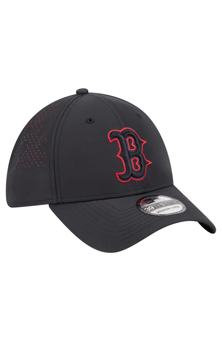 New Era Men's New Era Black Boston Red Sox Night 39THIRTY Flex Hat, Alternate, color, Black