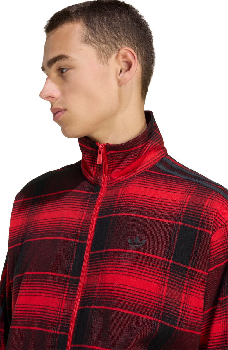 adidas Firebird Plaid Track Jacket, Alternate, color,
