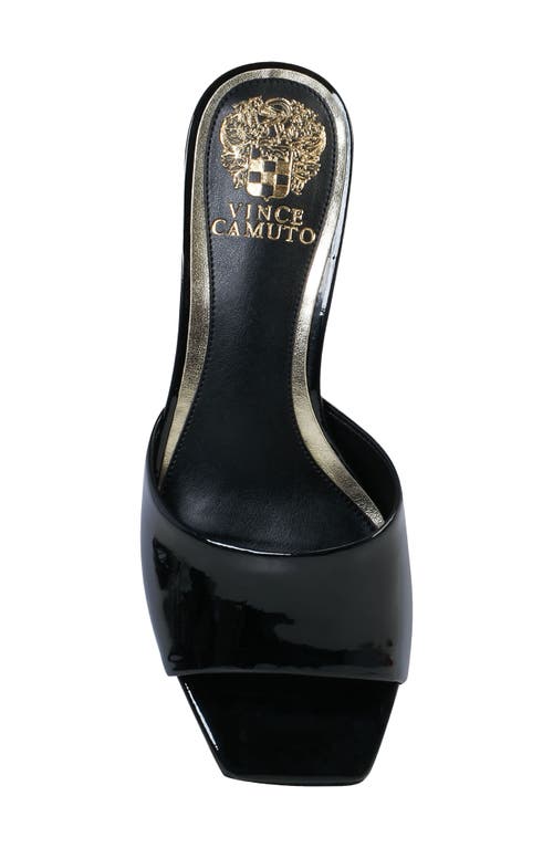 Vince Camuto Faiza Sandal In Black Patent