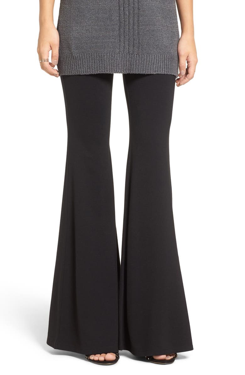 Leith Stretch Knit Flare Pants, Main, color, 