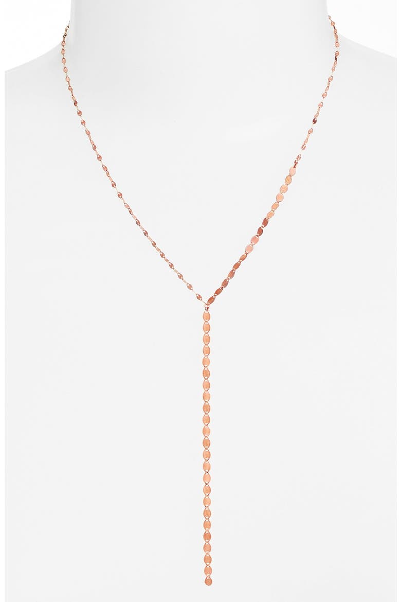 Jewelry 'Nude' Y-Necklace, Alternate, color, ROSE GOLD