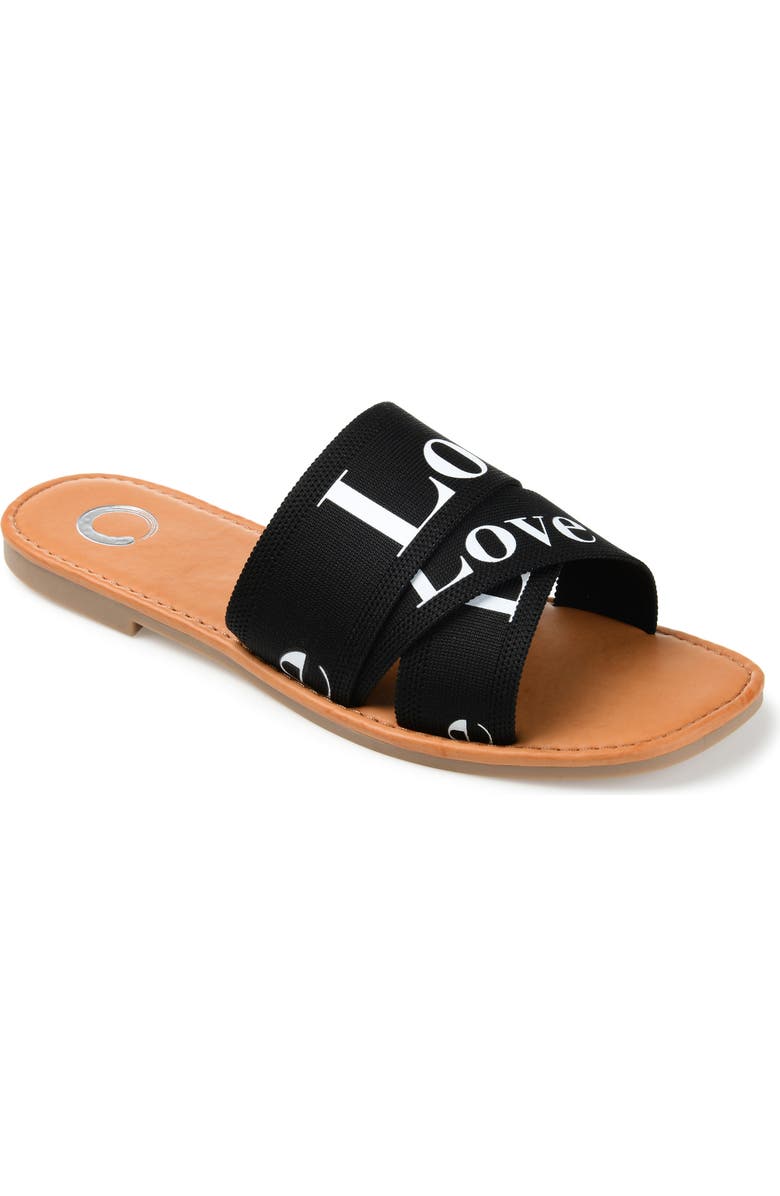 Journee Collection Ivante Slide Sandal, Main, color,