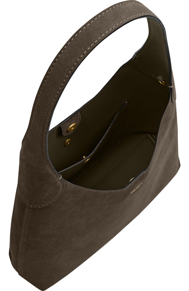 COACH Brooklyn 28 Suede Shoulder Bag, Alternate, color, B4/ Olive