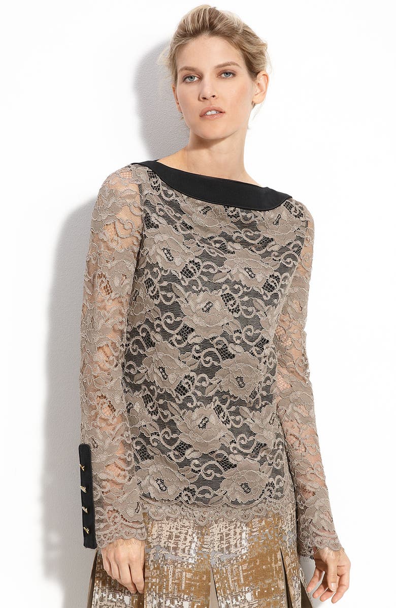 Tory Burch 'Neely' Lace Tunic, Main, color, 