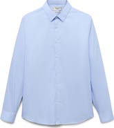 MANGO Slim Fit Cotton Button-Up Shirt