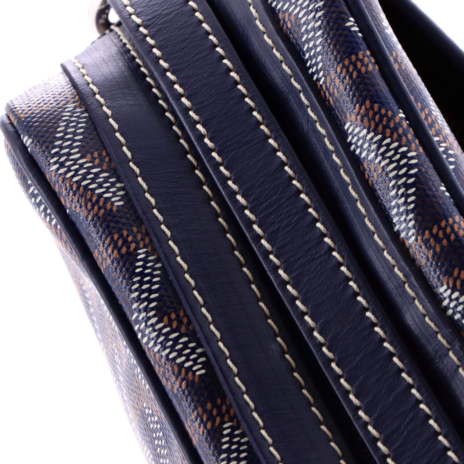 Pre-Owned Goyard Cap Vert Bag Coated Canvas, Alternate, color, Blue