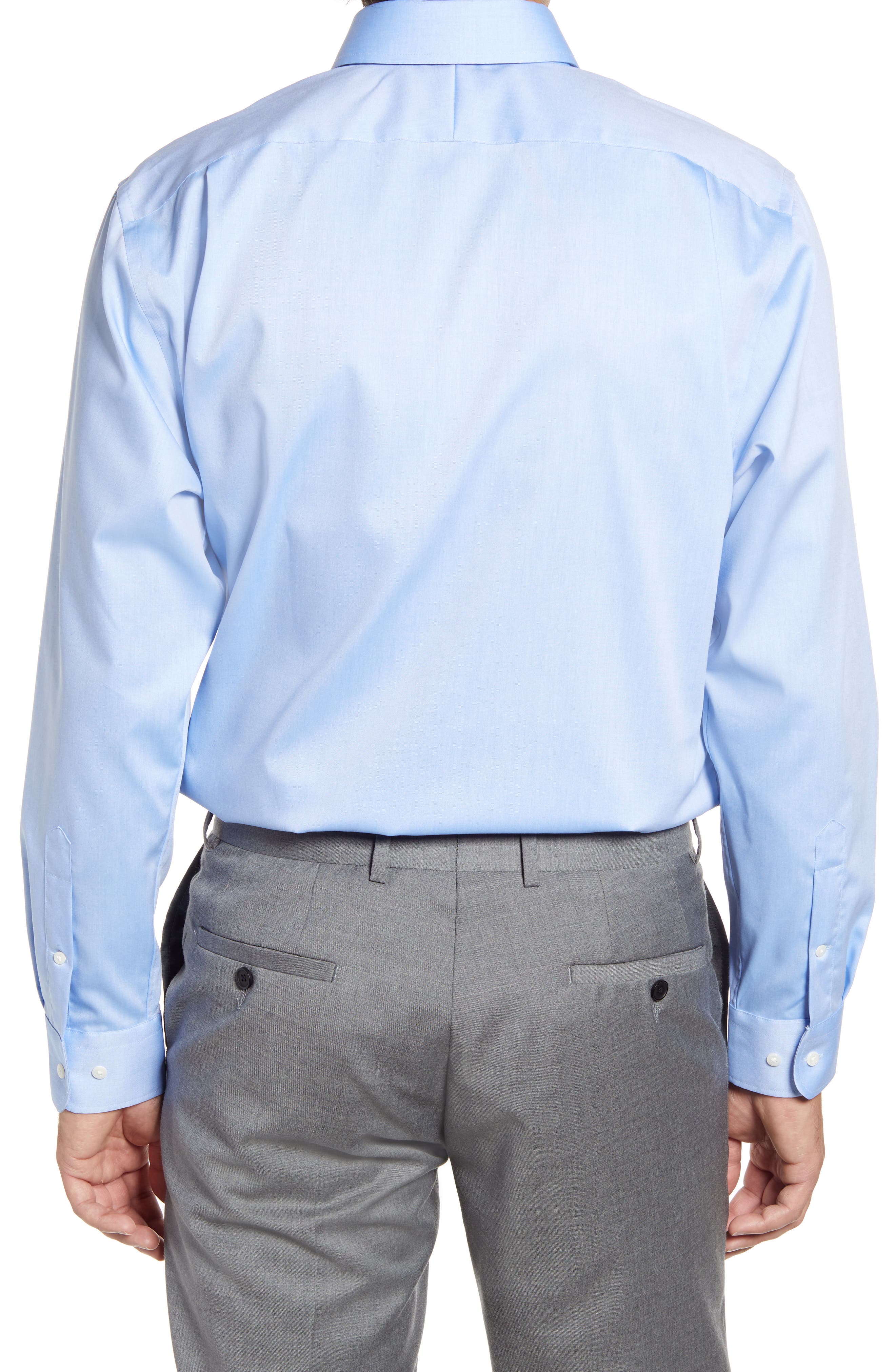 Nordstrom Traditional Fit Solid Non-Iron Dress Shirt (Men) | Nordstromrack