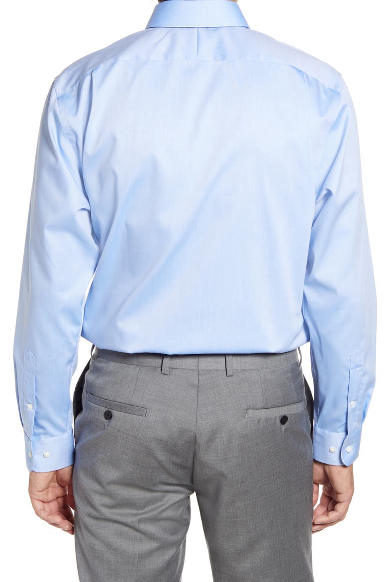 Traditional Fit Solid Non-Iron Dress Shirt, Alternate, color, BLUE AZURITE