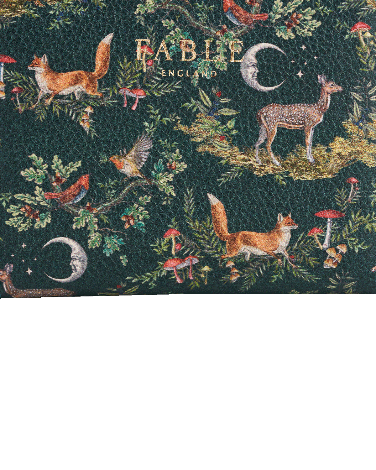 Fable England Into the Woods Green Small Purse, Alternate, color, Woodland Green