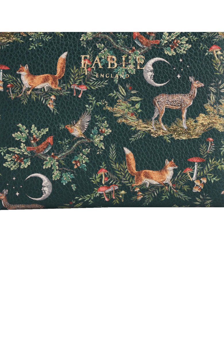 Fable England Into the Woods Green Small Purse, Alternate, color, Woodland Green