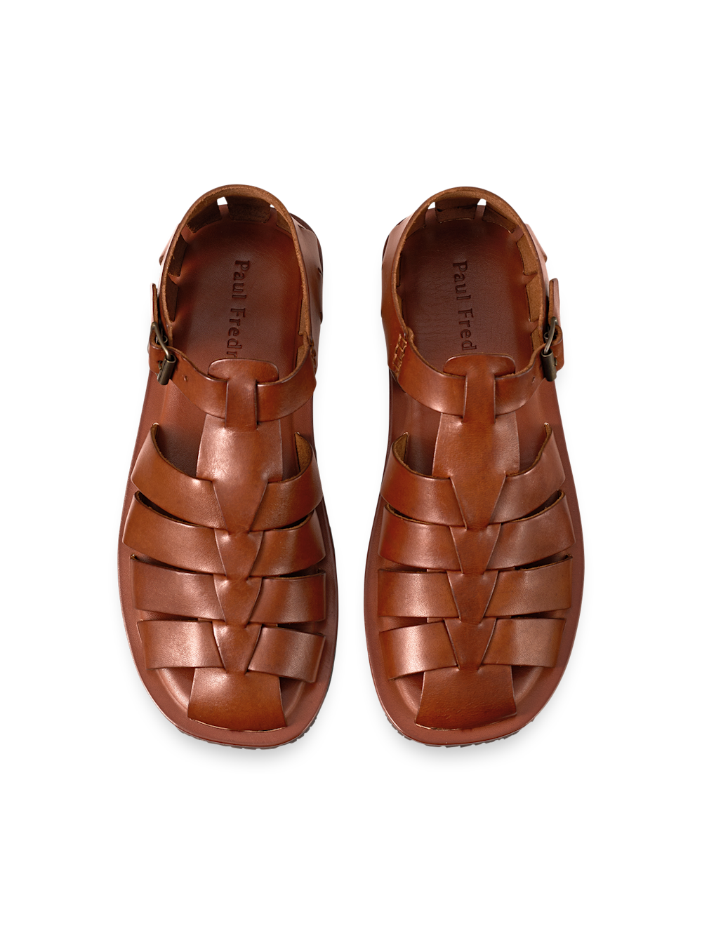 Paul Fredrick Roland Fisherman Sandal, Alternate, color, Chestnut