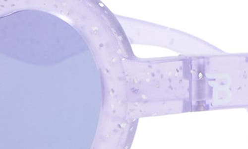 Babiators Kids' Mirrored Shimmer Heart Sunglasses In Pink