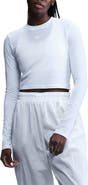 Nike Sportswear Chill Knit Slim Long Sleeve Crop T-Shirt