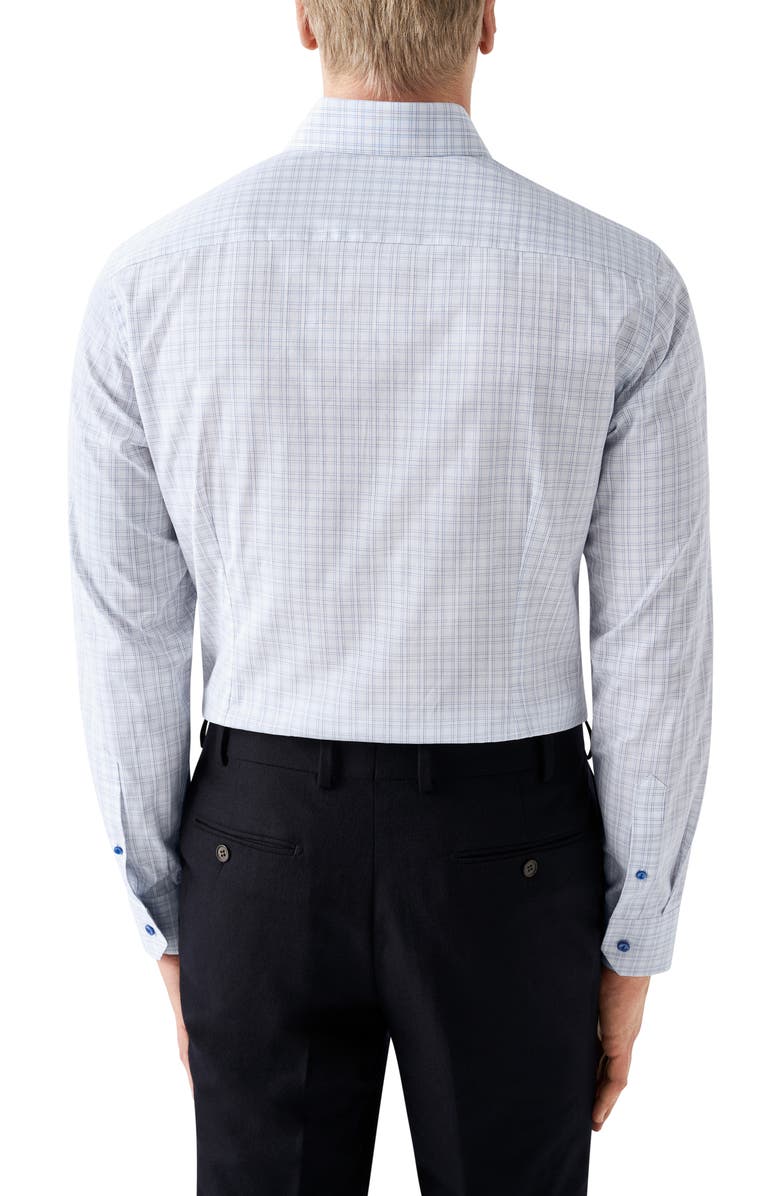 Eton Contemporary Fit Check Dress Shirt, Alternate, color,