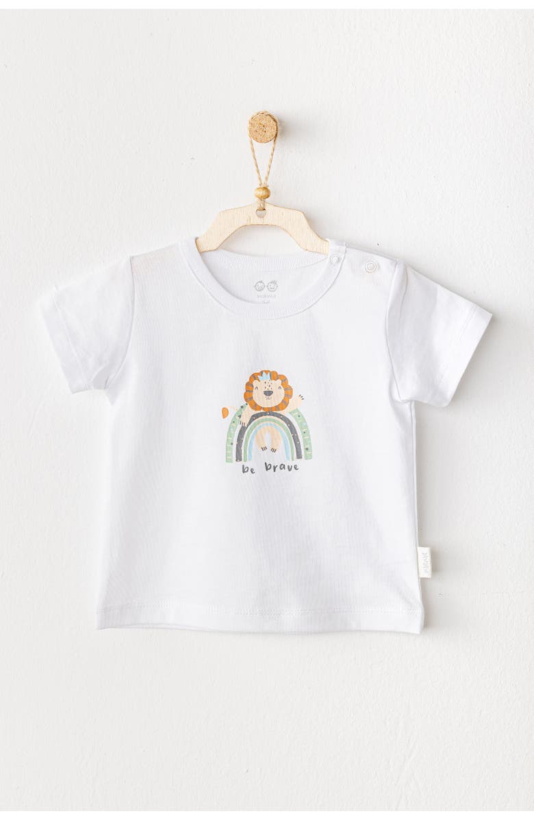 Andy Wawa Casual Brave Lion T-Shirt, Alternate, color, White