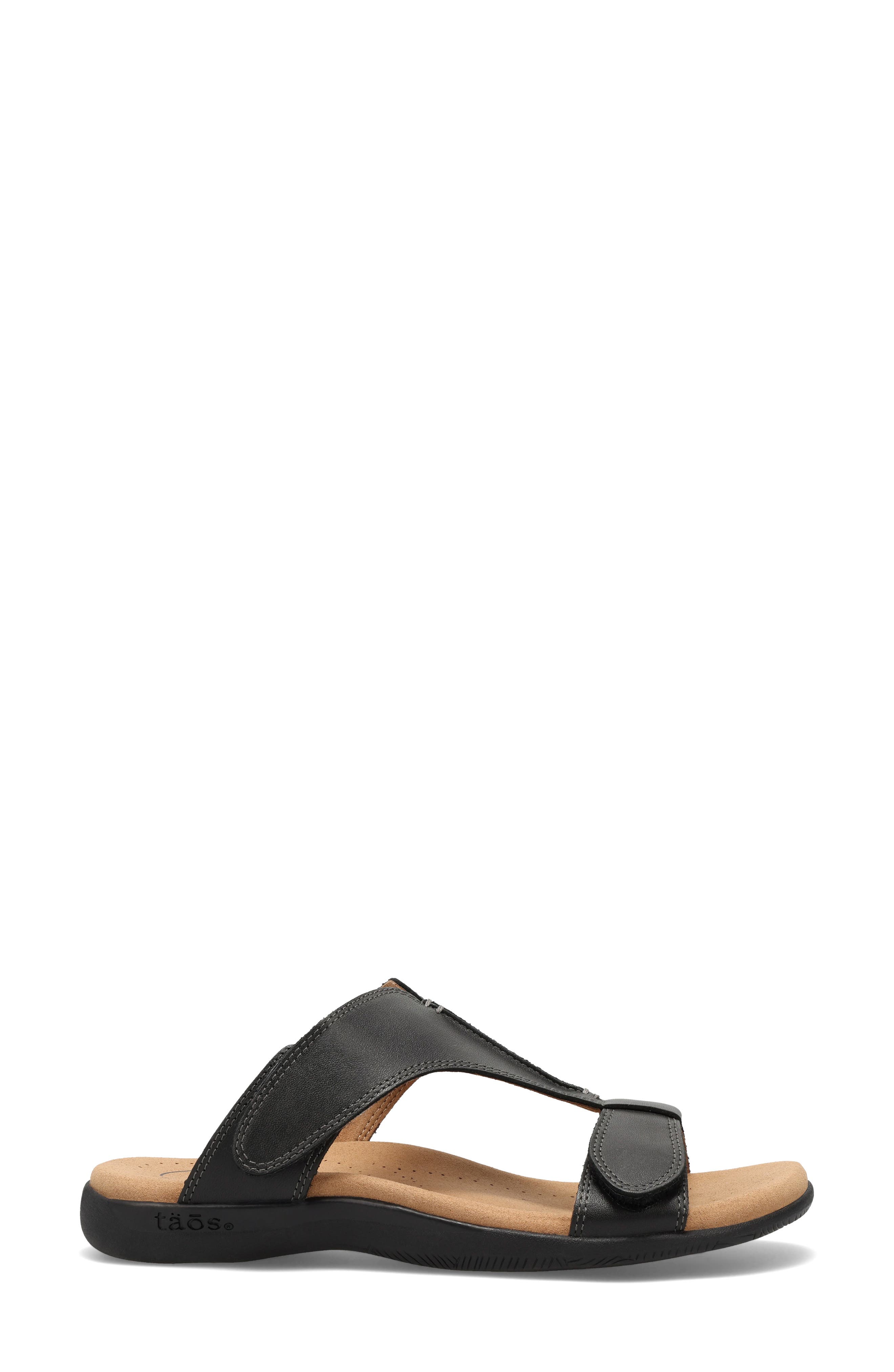 Taos Slide Show Slide Sandal, Alternate, color, Black