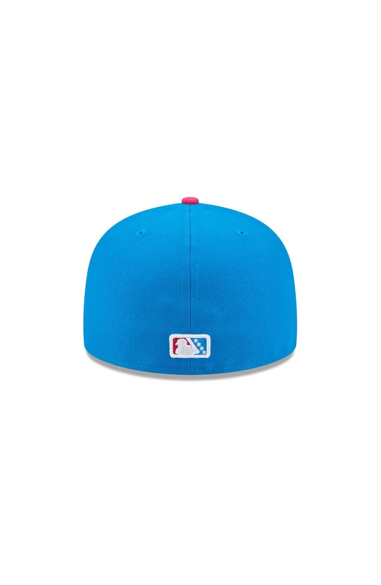 New Era Men's New Era Blue Pensacola Blue Wahoos Theme Nights 59FIFTY Fitted Hat, Alternate, color,